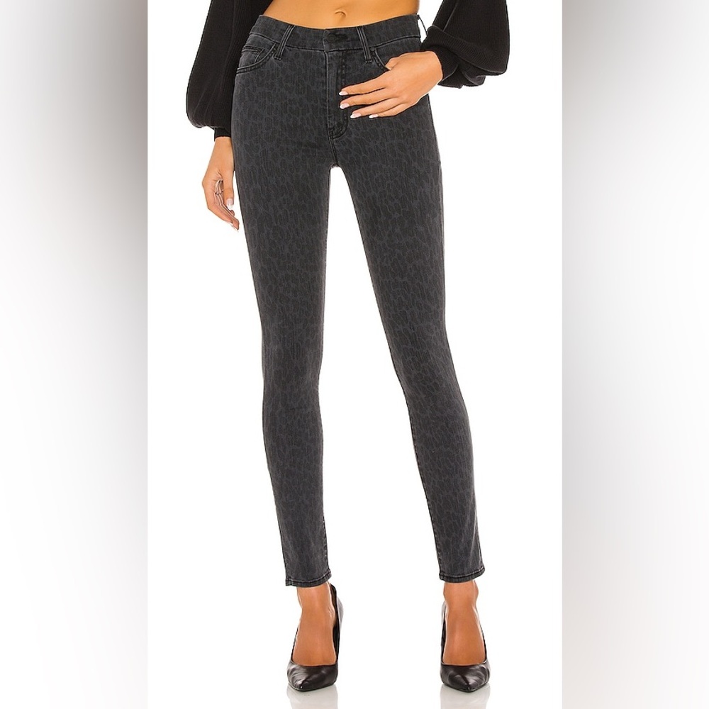 MOTHER The High Waisted Looker Jeans Pants  Bad Cat Print Women’s 25